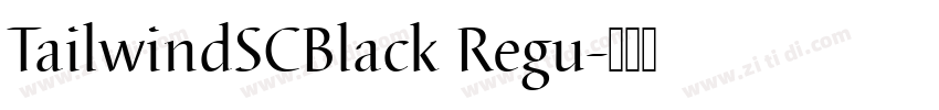 TailwindSCBlack Regu字体转换
